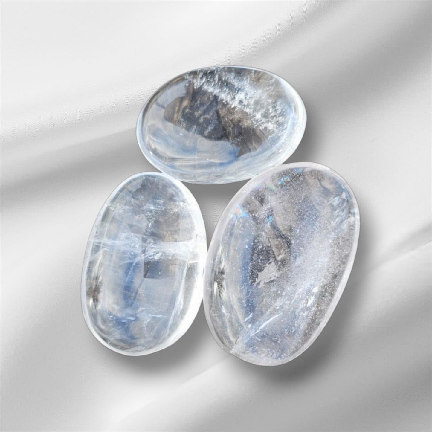 Clear Quartz palmstones