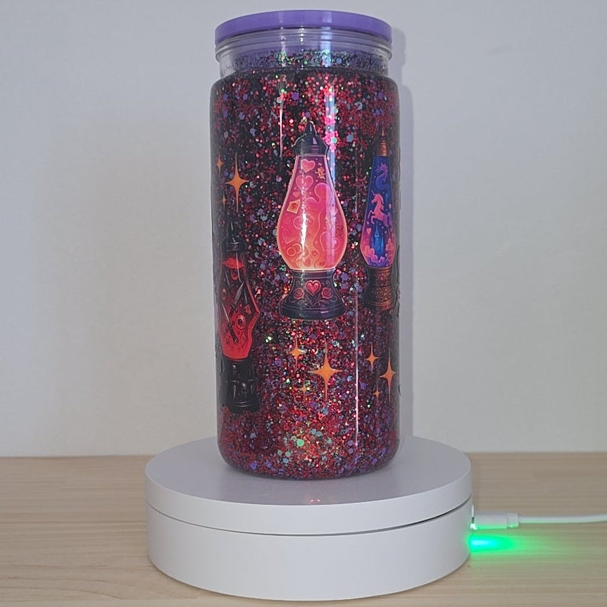 Lava lamps Pre-made Snowglobe Tumbler 20oz