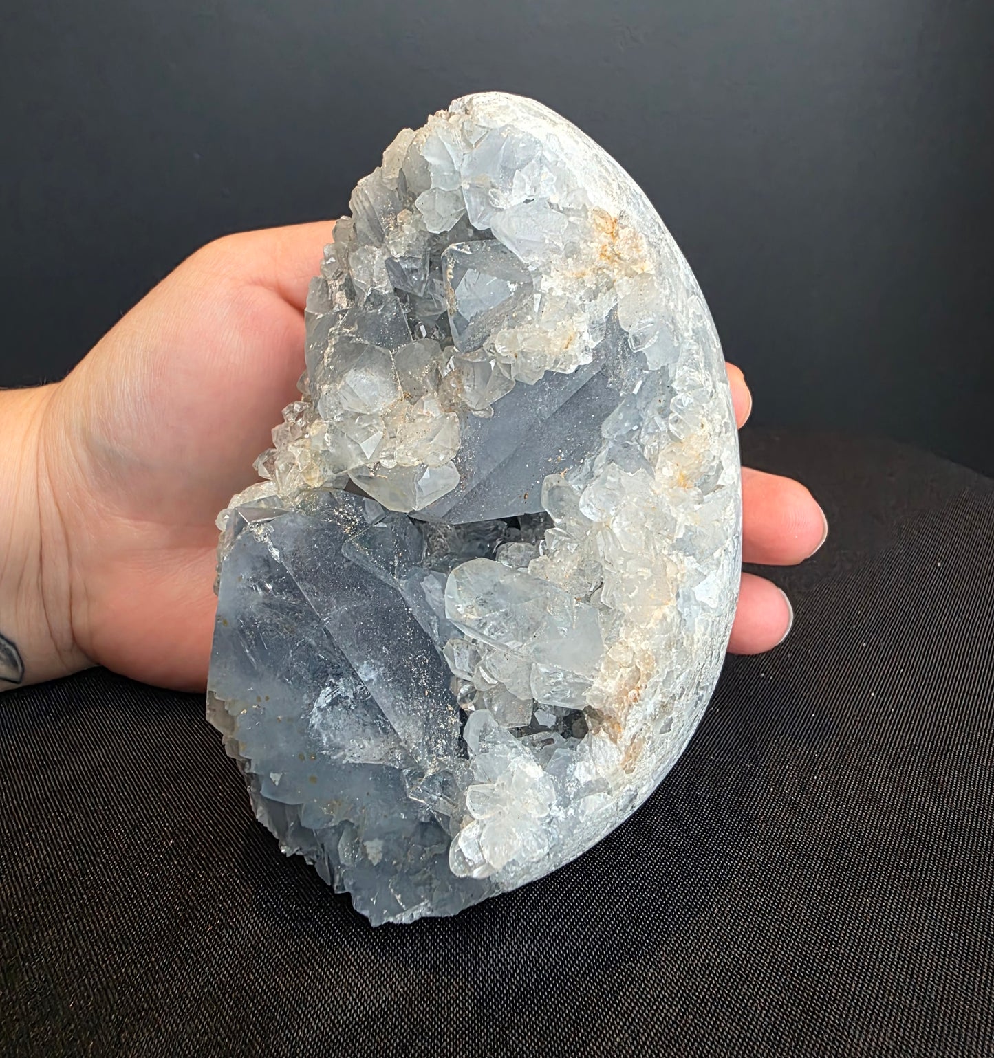 A Grade Celestite Egg from Madagascar