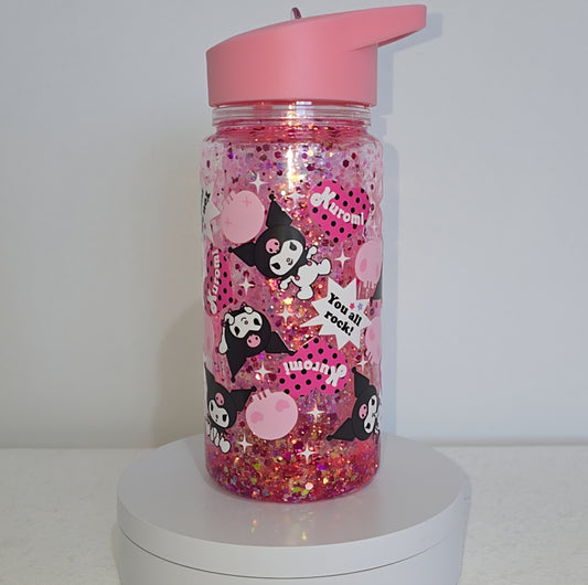 Kuromi Snowglobe Drink Bottle 10oz