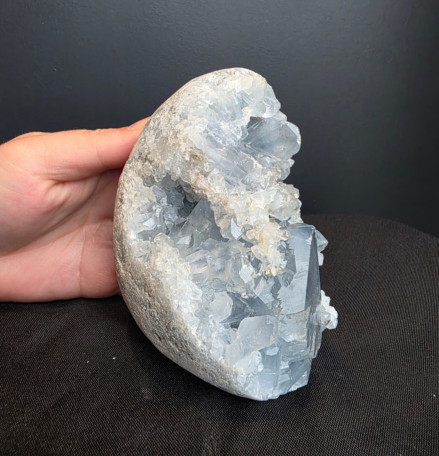 A Grade Celestite Egg from Madagascar
