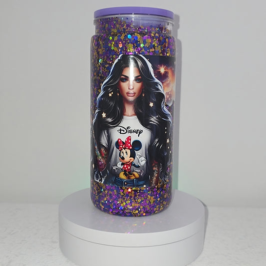 Disney Sunset Snowglobe Tumbler 20oz