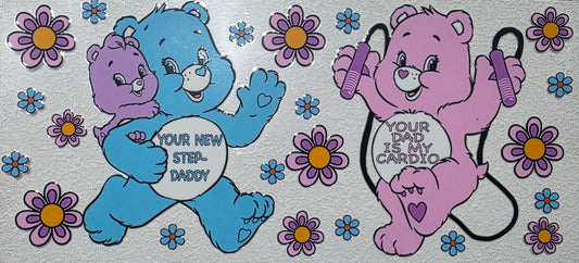 Care Bears UV DTF Wrap