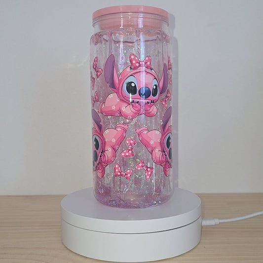 Angel Snowglobe Tumbler 20oz