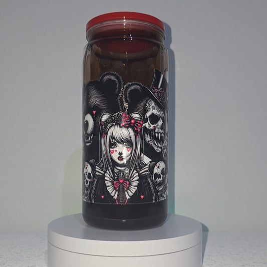 Anime Horror Acrylic Snowglobe Tumbler 20oz
