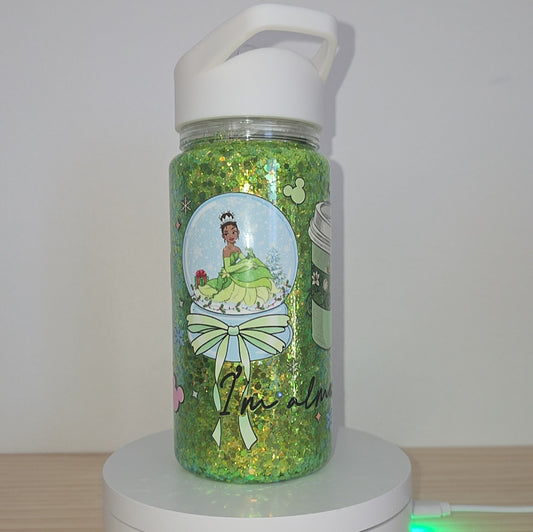 Disney Princess Tiana Snowglobe Drink Bottle 10oz