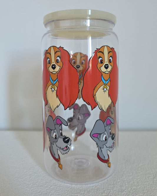 Lady and the tramp Acrylic Single Wall Tumbler 20oz